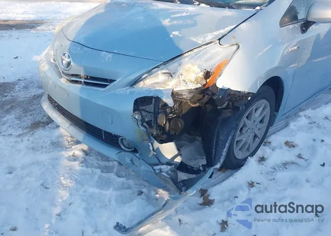 2012 Toyota Prius V Two from USA, damaged, VIN JTDZN3EU2C3122609